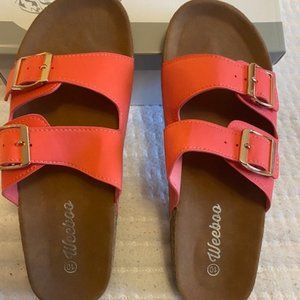 Weeboo Summer-2 Sandal Color: Lycra Coral, Size 10, NEVER WORN